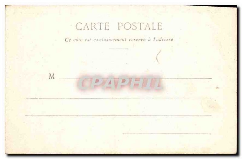 Postcard Old Paris Tuileries Gardens