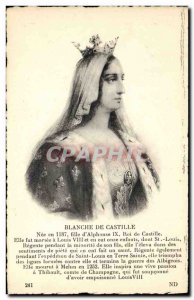 Old Postcard Blanche de Castille