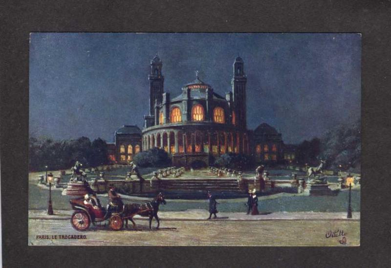 France Paris Le Trocadero Tuck Oilette Carte Postale Postcard Series 111, No 73