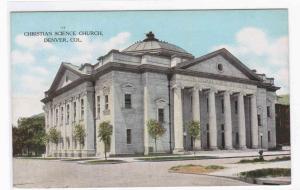 Christian Science Church Denver Colorado 1910c postcard