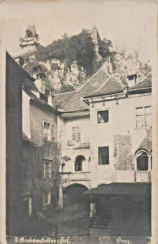 GRAZ STYRIA AUSTRIA~KREBSEN KELLER HOF~ PHOTO POSTCARD