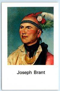 JOSEPH BRANT Native American MOHAWK CHIEF Canada - Portrait 4x6  Postcard