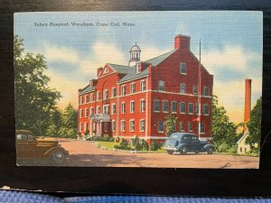Vintage Postcard 1930-1945 Tobey Hospital, Wareham, Cape Cod, Massachusetts (MA)