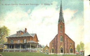 St. Mary's Catholic Church - St Albans, Vermont VT  