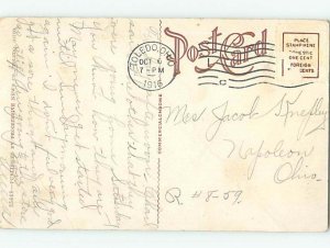 W-border BEACH SCENE Toledo Ohio OH AE9576