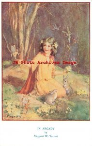 Margaret W. Tarrant, Medici Society No 28/3590, In Arcady, Girl with Fairy