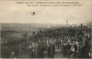 PC CPA AVIATION CAMP D'AVIATION D'ISSY LES MOULINEAUX Vintage Postcard (b24244)