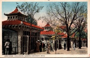 Ohio Cincinnati Zoological Garden Bird Cages Curteich