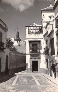 Barrio Santa Cruz Sevilla Spain Writing on back 
