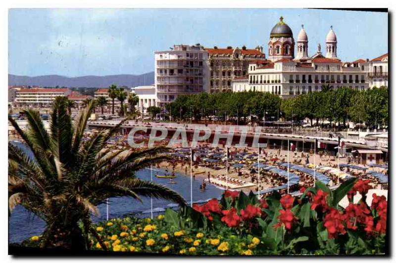 Old Postcard The French Riviera Saint Raphael Var Beach