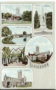 Gloucestershire Postcard - Views of Gloucester - Ref 12569A