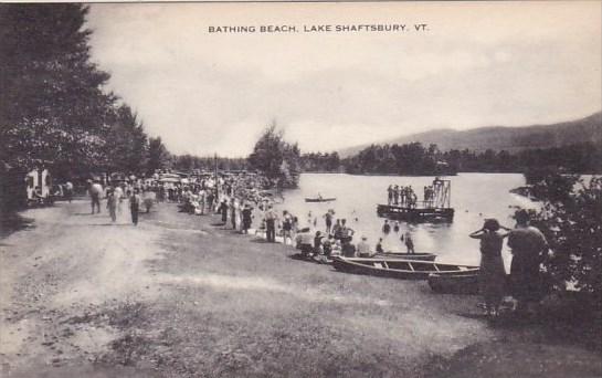 Bathing Beach Lake Shaftsbury Vermont Artvue