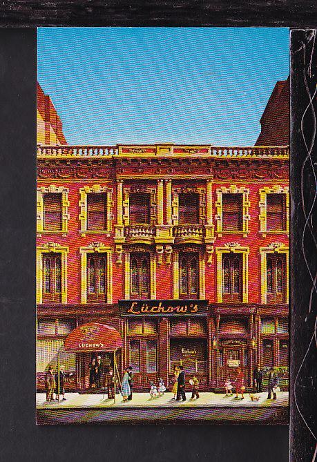 Luchow's Restaurant,New York,NY Postcard 