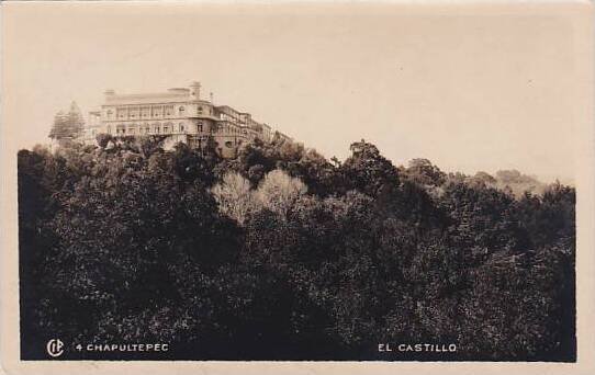 Mexico Chapultepec El Castillo Real Photo