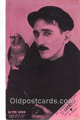 Clyde Cook Movie Actor / Actress, Entertainment Postcard Post Card Australian...