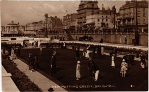 PC BRIGHTON NEW PUTTING GREEN U.K. GOLF SPORT (a32777)