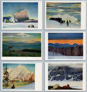 ROCKWELL KENT USA Alaska Propaganda MOBY DICK Eskimo 1963 SET 16 Postcards