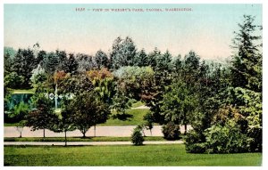 No. 1638 A View From Wright's Park Tacoma, Washington Mitchell Postcard