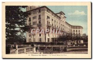 Old Postcard Thonon les Bains Grand Hotel Park