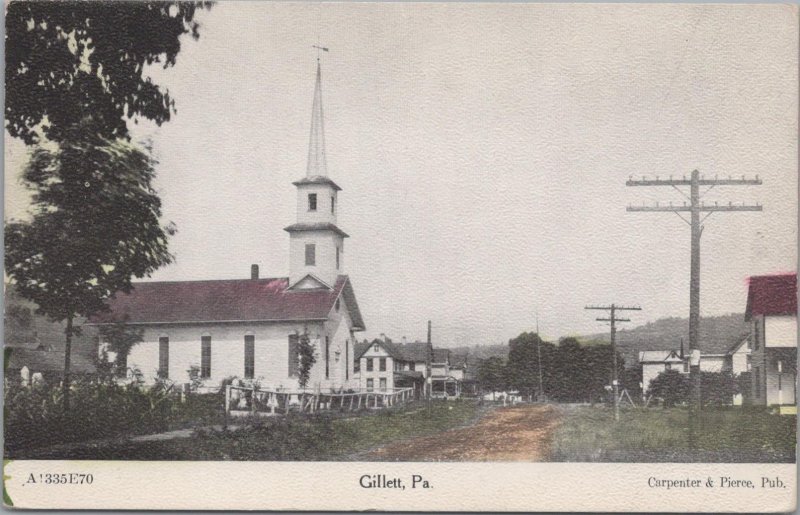 Postcard Gillett PA