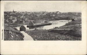 Thomaston ME Harbor View c1910 Postcard #3