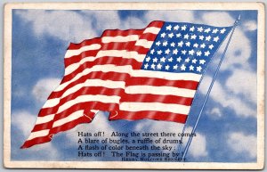 United States of America Flagship Henry Holcomb Bennet Patriotic Symbol Postcard