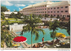 Swimming Pool, The Emerald Beach Hotel,  Nassau,  Bahamas,   50-70s