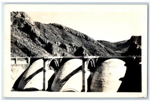 1946 View Of Coolidge Dam Arizona AZ RPO Posted Vintage RPPC Photo Postcard