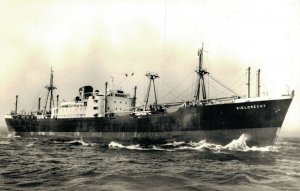 OHs Van Ommeren N.V. Rotterdam m.s. Kieldrecht 1950 RPPC Ship 06.29