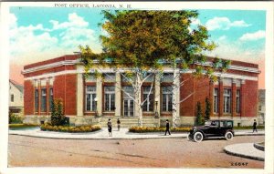 Laconia, NH New Hampshire  POST OFFICE  Belknap County  ca1920's Postcard