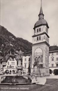 Switzerland Altdorf Dorfplatz mit Telldenkmal Photo