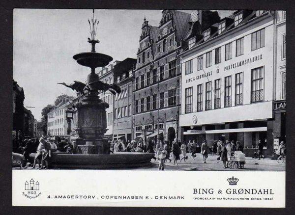 Bing & Grondahl Store COPENHAGEN DENMARK Postcard