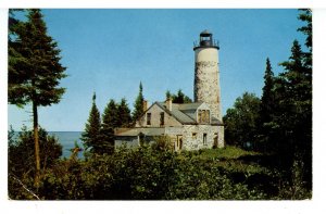 MI - Isle Royale National Park. Rock Harbor Lighthouse