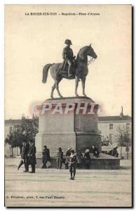 Old Postcard La Roche Sur Yon Napoleon Place d'Armes