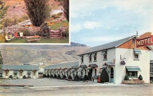 Gardiner Montana Wilson Motel, Multi-View Chrome Vintage Postcard U8152