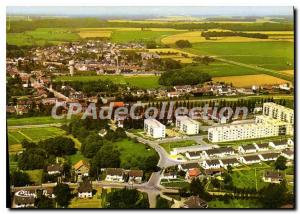 Modern Postcard Fontenay Tresigny (S & M) General Aerial View