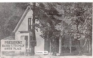 President Harry S Truman Birth Place - Lamar, Montana MT  