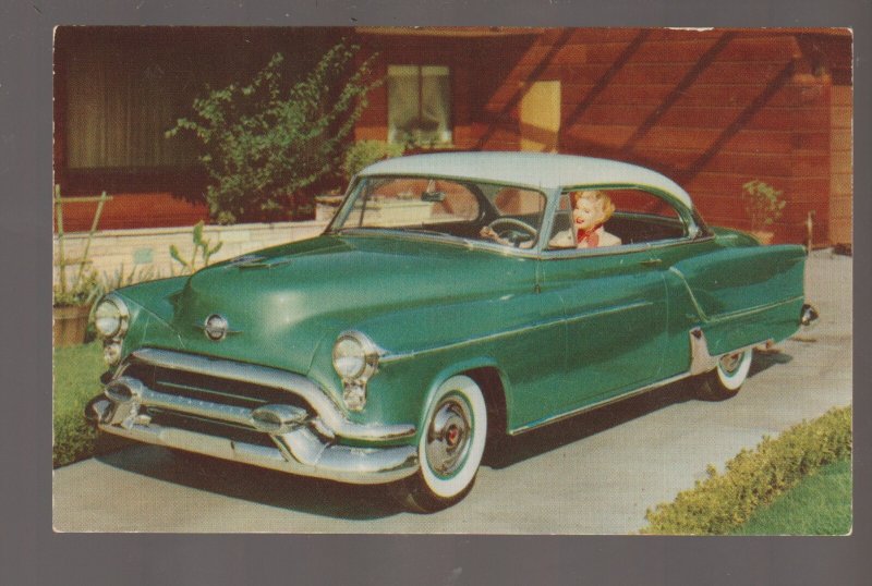 Nevada IOWA 1950s ADVERTISING OLDSMOBILE SERIES 98 Car HOLIDAY COUPE Automobile