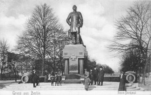 Germany Gruss aus Berlin Roon Denkmal Monument vintage postcard