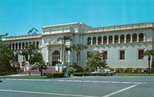 SAN DIEGO, CA California MUSEUM OF NATURAL HISTORY~Balboa Pk  50's Cars Postcard