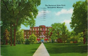 The Kentwood Arms Hotel Springfield MO Postcard PC516