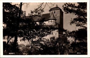 Czech Republic Libošovice Kost Castle Libošovice RPPC C027