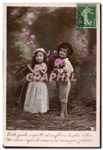 Old Postcard Fancy This pretty wreath and the most beautiful flowers of two c...