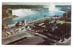 'Niagara Falls from Gen. Brock Hotel, Ontario' Canada unused Plastichrome PPC