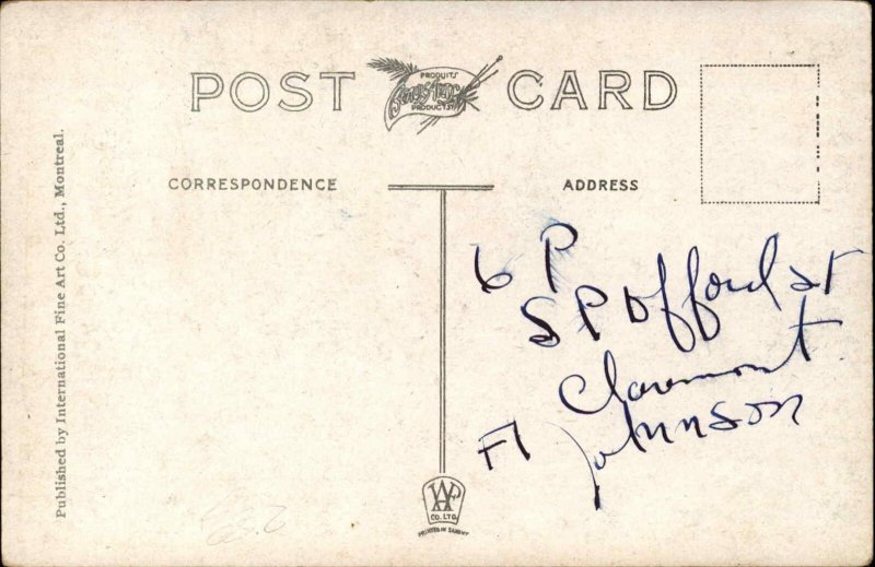 Sherbrooke Quebec Hotel Vintage Postcard