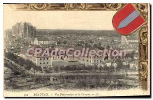 Old Postcard Beauvais Panoramic And The Barracks