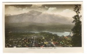 RPPC Postcard General View Revelstoke BC Canada