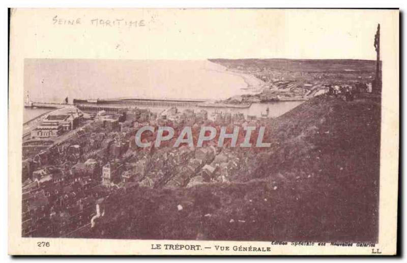 Old Postcard Le Treport View Geenrale