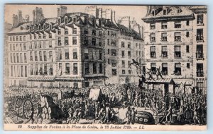 Supplice de Foulon a la Place de Greve le 23 Juillet 1789 LL FRANCE Postcard