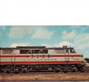 Lackawanna Railroad Engine 602 HP Electro Motive A Unit  Postcard